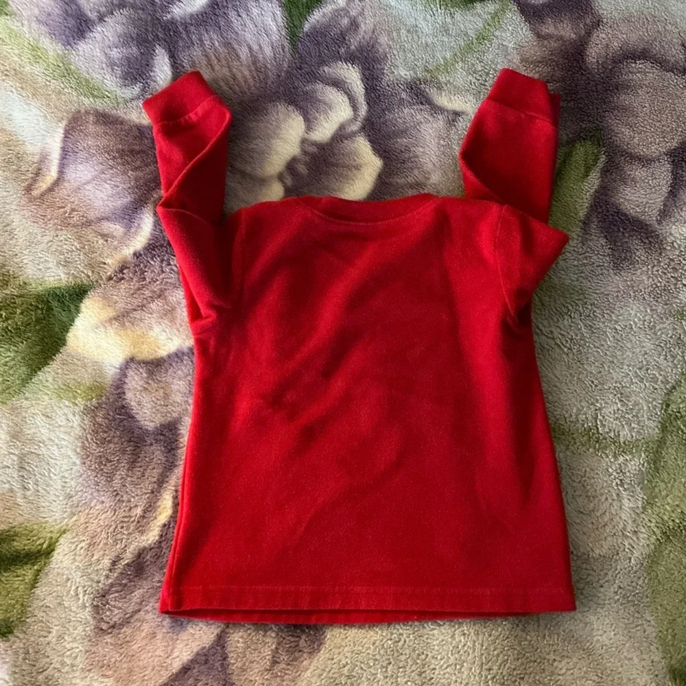 Carter’s Toddler Red & Gray Santa Pajamas Set
